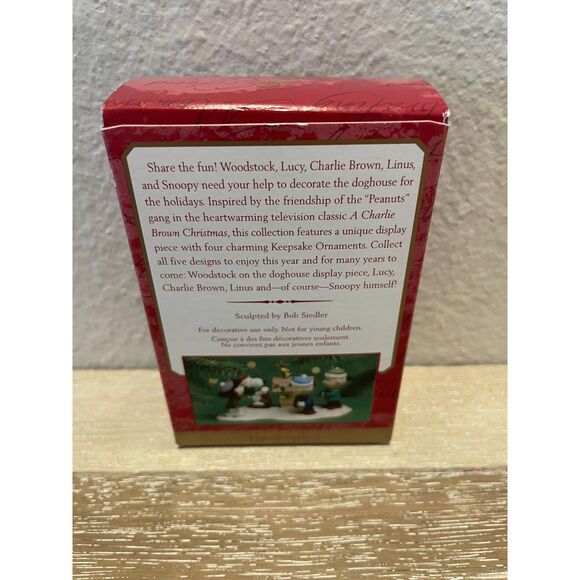HALLMARK 2000 LUCY ORNAMENT A CHARLIE BROWN CHRISTMAS A SNOOPY CHRISTMAS NEW - Picture 2 of 2